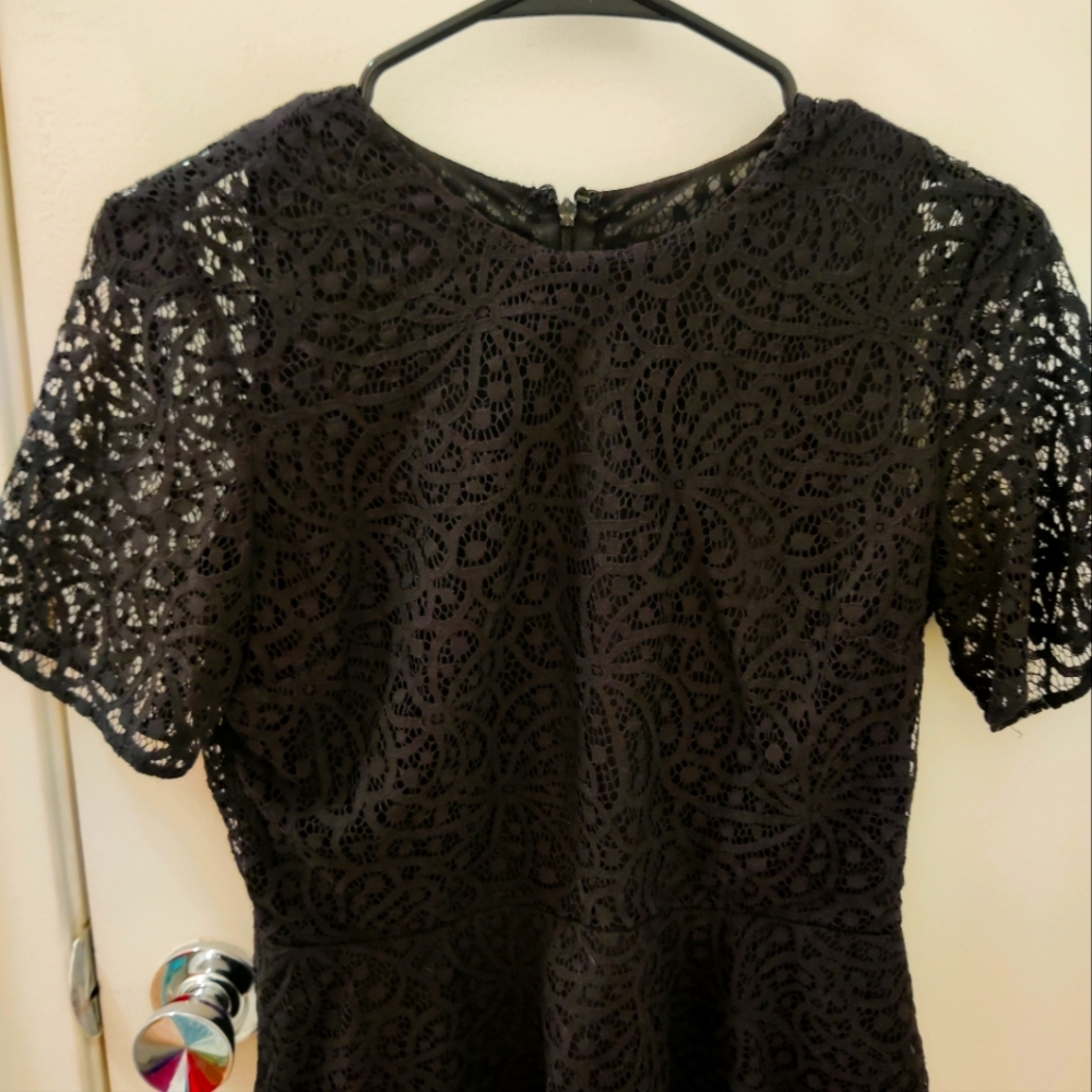 Ann Taylor Black Peplum top